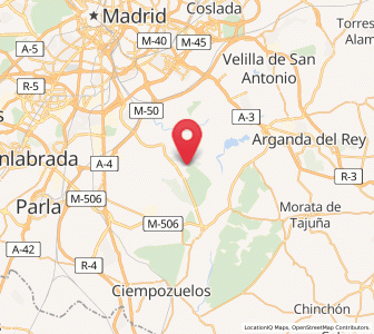 Map of La Marañosa, Madrid