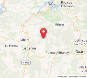 Map of La Mata de Monteagudo, Castille and León