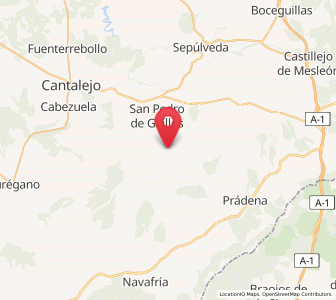 Map of La Matilla, Castille and León