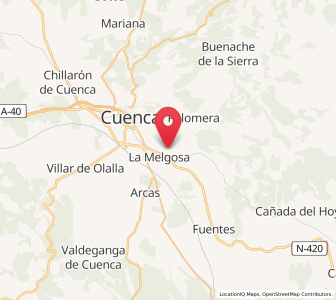 Map of La Melgosa, Castille-La Mancha