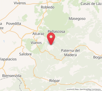 Map of La Mesta, Castille-La Mancha