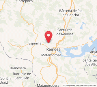 Map of La Miña, Cantabria