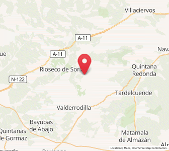 Map of La Muela, Castille and León