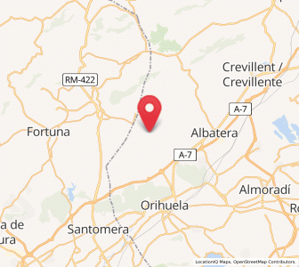 Map of La Murada, Valencia