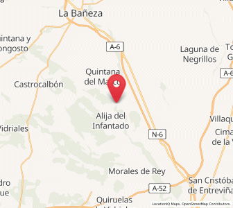 Map of La Nora, Castille and León