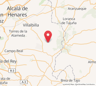 Map of La Olmeda de la Cebolla, Madrid