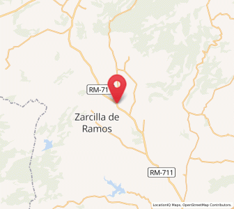 Map of La Paca, Murcia