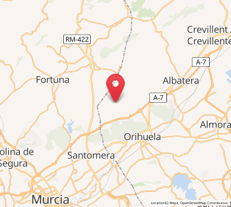 Map of La Parroquia de Matanza, Valencia