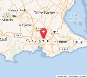 Map of La Piqueta, Murcia