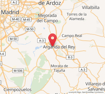 Map of La Poveda, Madrid