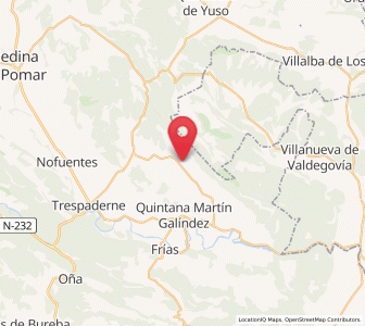 Map of La Prada, Castille and León