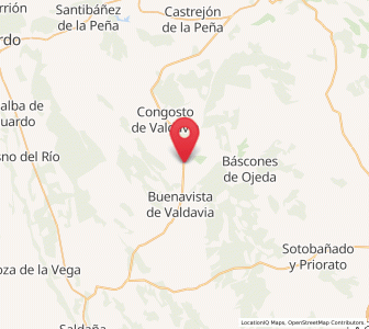 Map of La Puebla de Valdavia, Castille and León