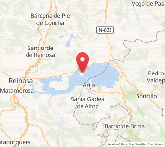 Map of La Riva, Cantabria