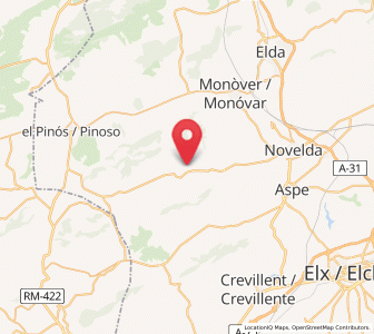 Map of La Romana, Valencia