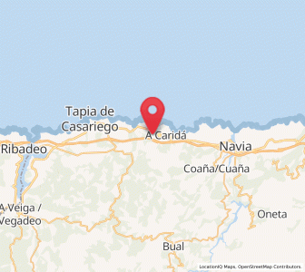 Map of La Ronda, Asturias