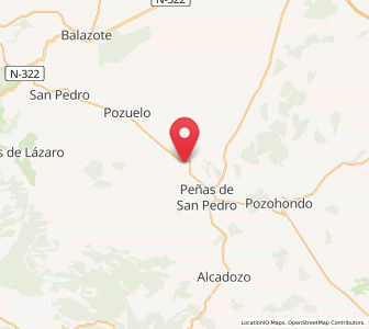 Map of La Solana, Castille-La Mancha