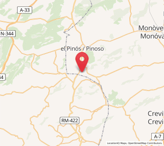 Map of La Solana, Murcia