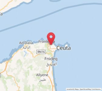 Carte : La Solanilla, Ceuta