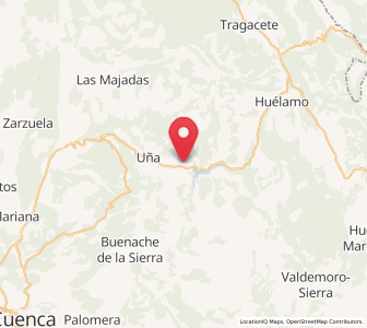 Map of La Toba, Castille-La Mancha