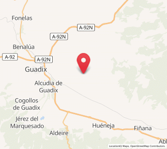 Map of La Trinidad, Andalusia