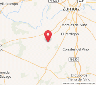 Map of La Tuda, Castille and León