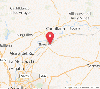 Map of La Vega, Andalusia