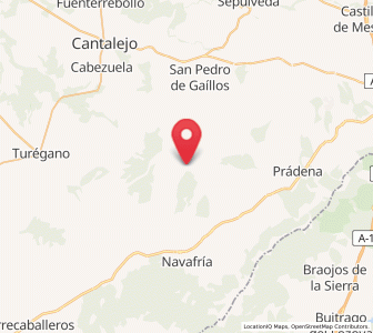 Map of La Velilla, Castille and León