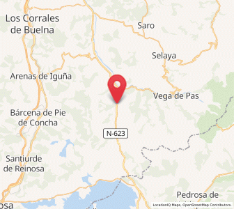 Map of La Ventona, Cantabria
