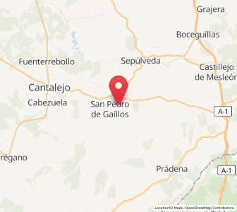Map of La Ventosilla, Castille and León