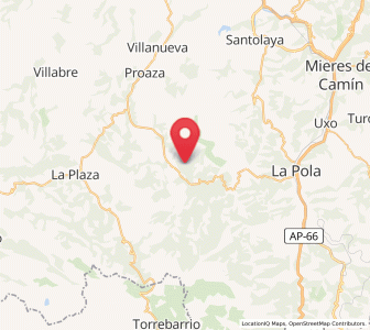 Map of La Villa, Asturias
