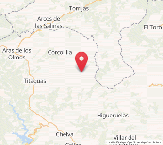 Map of La Yesa, Valencia