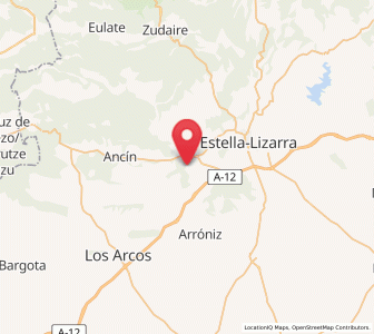 Map of Labeaga, Navarre