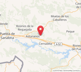 Map of Lagarejos de la Carballeda, Castille and León