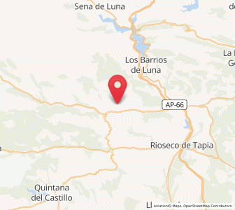 Map of Lago, Castille and León