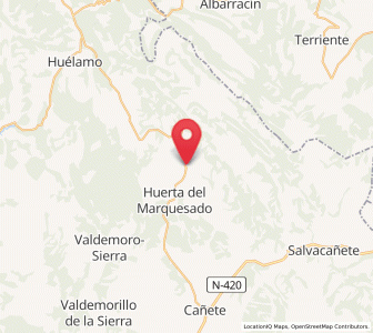 Map of Laguna del Marquesado, Castille-La Mancha