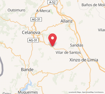 Map of Lampaza, Galicia