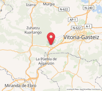 Map of Langraiz Oka / Nanclares de la Oca, Basque Country