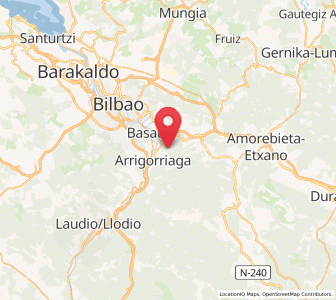 Map of Larikao, Basque Country