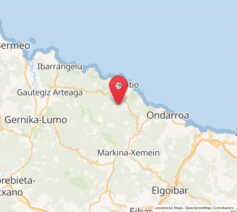 Map of Lariz, Basque Country