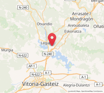 Map of Larrabea, Basque Country