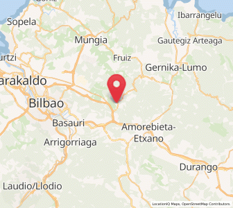 Map of Larrabetzu, Basque Country