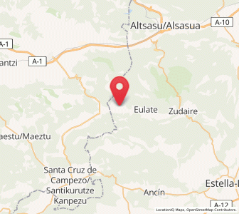 Map of Larraona, Navarre