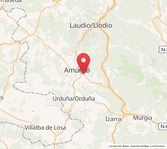 Map of Larrinbe, Basque Country