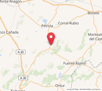 Map of Las Anorias, Castille-La Mancha