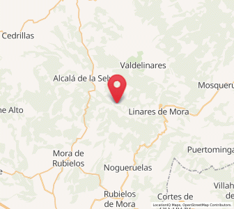 Map of Las Barracas, Aragon