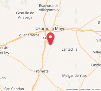 Map of Las Cabañas de Castilla, Castille and León