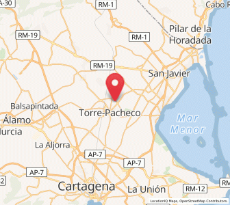 Map of Las Carrionas, Murcia