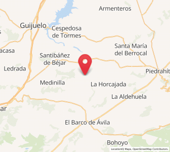 Map of Las Casillas, Castille and León