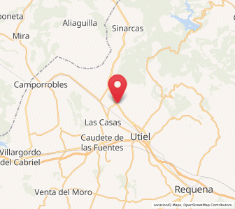 Map of Las Cuevas, Valencia