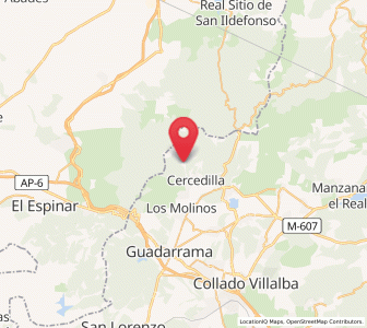 Map of Las Dehesas, Madrid